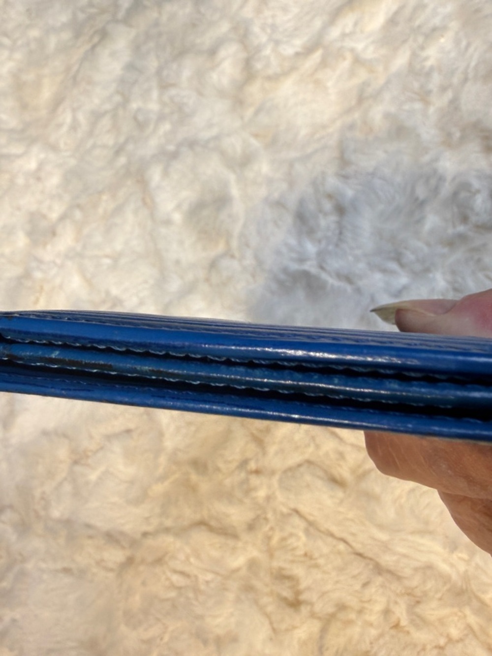 Louis Vuitton Epi Blue Long Wallet Vintage Leather Continental LV - Picture 8 of 12